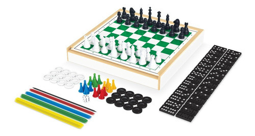 Kit Jogo De Tabuleiro 6 Jogos Em 1 Cód 716 - Junges 1