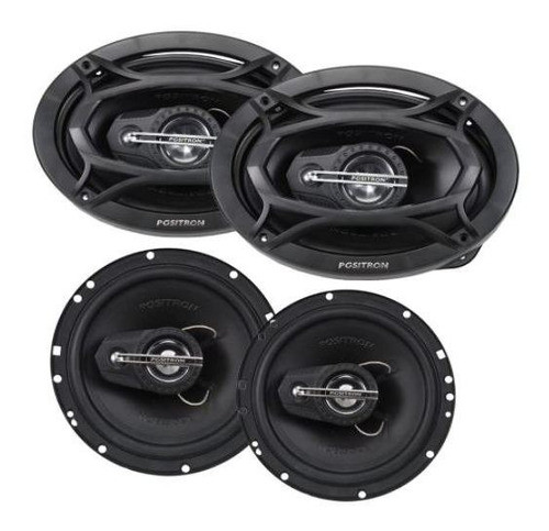 Juego De 4 Parlantes Auto Positron Atp6960p 6' Y 6x9 0
