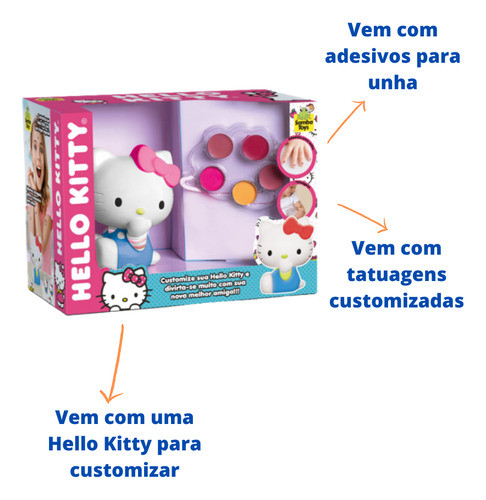 Boneca Hello Kitty Para Colorir Com Canetinhas Para Pintar 1