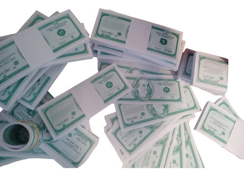 Billetes Cotillón Utilería  Repuesto Money Gun X 400 Und 0