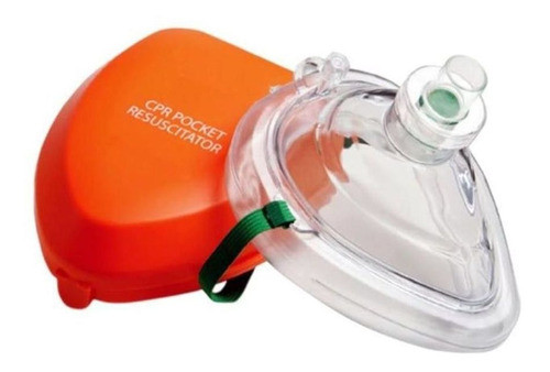 Pocket Mask Para Rcp Com Estojo E Válvula Unidirecional 0