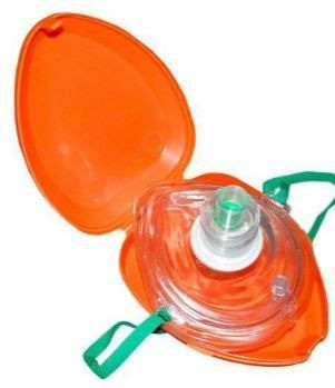 Pocket Mask Para Rcp Com Estojo E Válvula Unidirecional 1