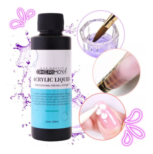 Monómero Cherimoya Acrílico Secado Intermedio 100ml Uñas 0