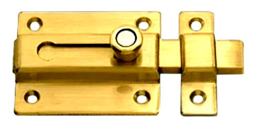 Pasador Puerta Ventana Con Traba Resorte Nº1 69 Mm Bronce 1