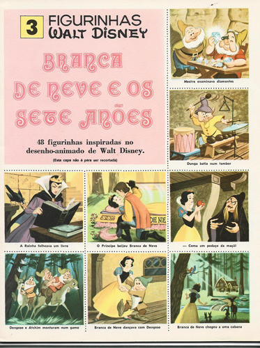 Album Figurinha -  Branca De Neve -  Completo Ebal Ano. 1970 0