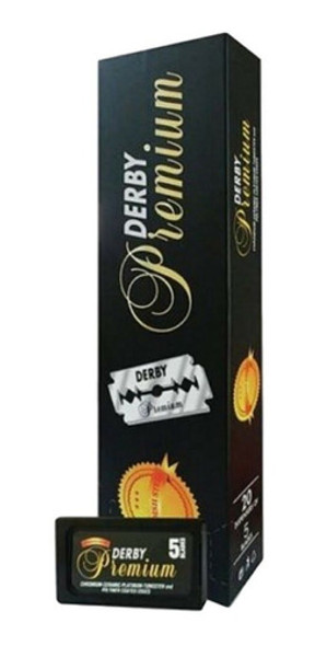 Hojas De Afeitar Derby Premium Doble Hoja X 100 Un. Original 0