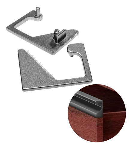 Ponteira Puxador Collegato Anodizado 18 X 30mm 0258 5par Dmt 0