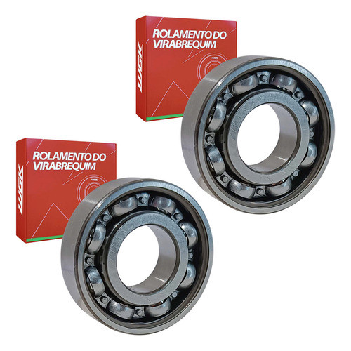 Par Rolamento Virabrequim Biz 110i / Pop 110i / Biz 125 Wgk 0