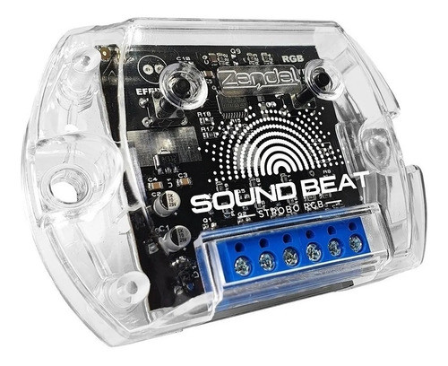 Strobo Rgb Pisca Conforme A Batida Som Automotivo 0