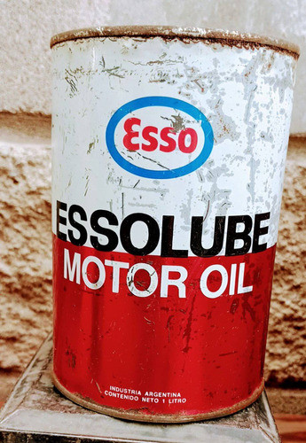 Lata Antigua Esso Exxon Essoluble Motoroil 0
