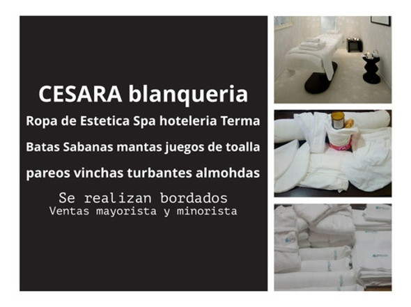 Juego Sabana Blanca Percal 200 Hilos  Camillas Masajes 2da 1