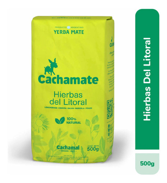 Pack X 4 Yerba Cachamate Hierbas Litoral Lemongrass 500g 0