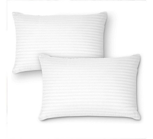 Set X2 Almohada Microfibra Vellon Siliconado 70x40cm Vip 0