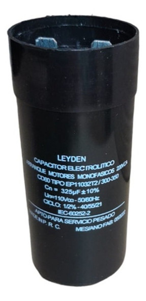 Capacitor Electrolítico 300/350 Uf Para Arranque De Motores 0