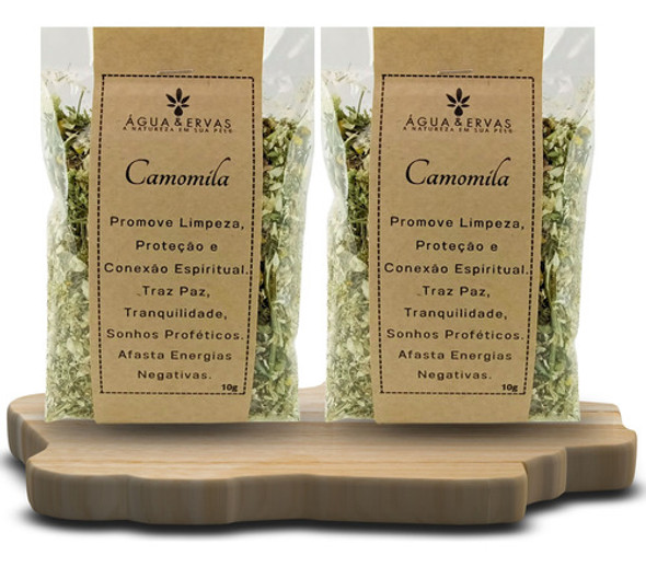 Ervas Para Banho E Defumação - Camomila Mistica - 2 Pacotes 0