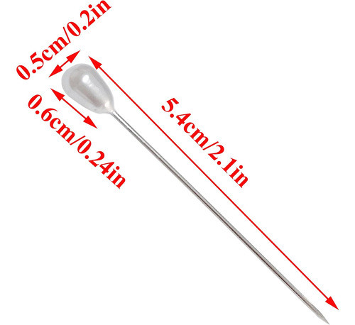 Broches De Perla Para Manualidades Y Decoración, 25 Metros 1