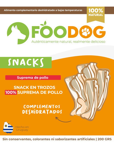 Foodog Snack Natural De Suprema Deshidratada 1