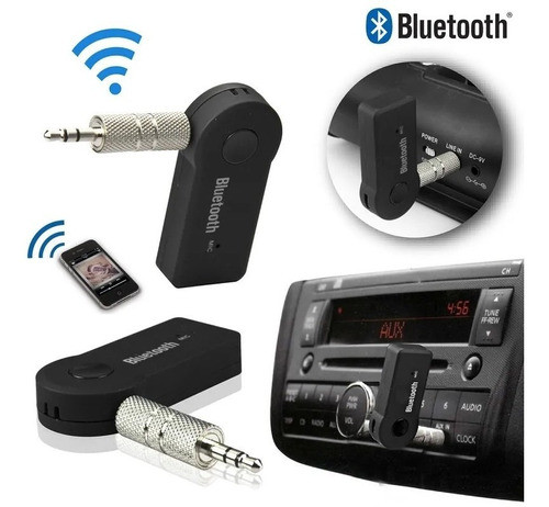 Receptor Bluetooth Audio Microfono Manos Libres Estereo Auto 1