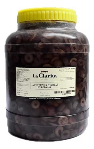 Aceitunas Negras En Rodajas -la Clarita-x1.5k-kosher 0