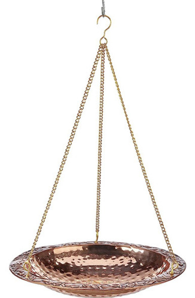 Buenas Direcciones Baño Para Pájaros Colgante De Cobre Puro, 0