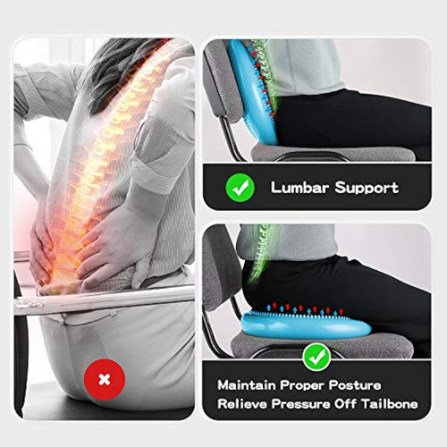 Trideer Cojín De Estabilidad Inflado Con Bomba Disco De Equi 1