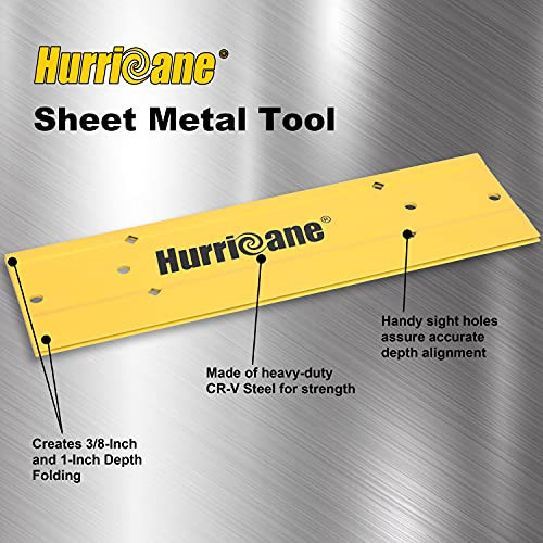 Herramienta Para Chapa Metálica Hurricane De 12 Pulgadas, He 1