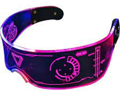 Lentes Led Futuristic Electronica Rave Boda 15 Rgb Flash F16 0