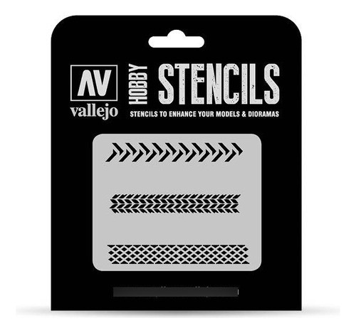 Vallejo Stencil Rodadas De Neumático 1/35 0