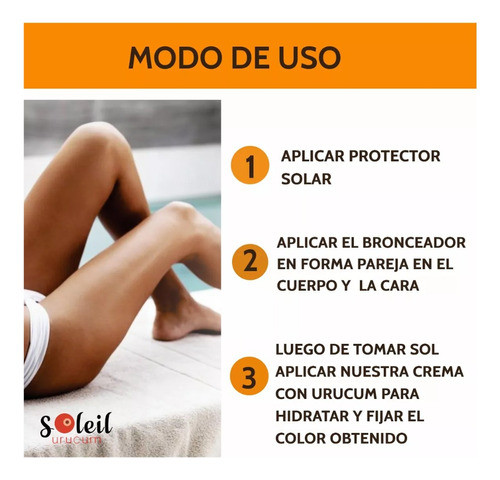 Pack Crema Hidratante + Óleo Bronceante Con Semillas Urucum 1