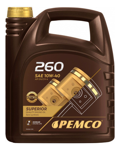 Pemco Idrive 260 - 10w40 - 4 Litros - Mejor Precio 0
