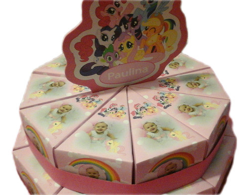 Torta De Cajitas My Little Pony Para Golosinas 20 Porciones 0