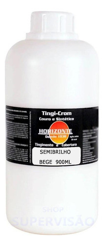 Tinta 900ml Couro Legitimo Sintetico Sapato Banco Bege 0