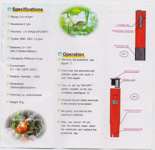 Medidor De Ph Electrónico Hidroponía Fácil Cultiva 1