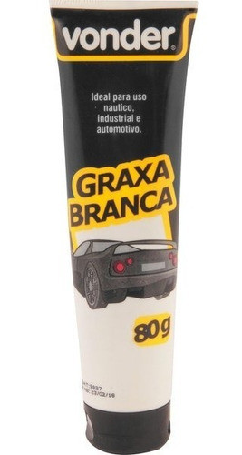Graxa Branca 80 G Vonder Náutico, Industrial E Automotivo 0