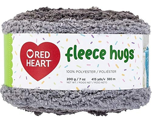 Red Heart Fleece Hugs Yarn, Cloudy Day 0