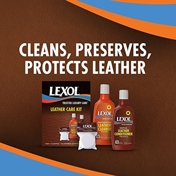 Kit De Cuidado Del Limpiador Y Acondicionador De Cuero Lexol 1