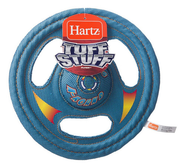 Hartz Tuff Stuff Toss Around Plush Frisbee Flyer Juguete Par 0