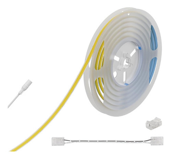 Pautix 5mm Cob Led Strip Light 16.4ft / 5m 2700k Blanco Cáli 0 Pautix 5mm Cob Led Strip Light 16.4ft / 5m 2700k Blanco Cáli 0
