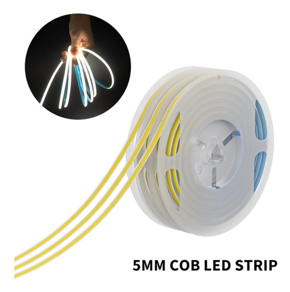 Pautix 5mm Cob Led Strip Light 16.4ft / 5m 2700k Blanco Cáli 1 Pautix 5mm Cob Led Strip Light 16.4ft / 5m 2700k Blanco Cáli 1