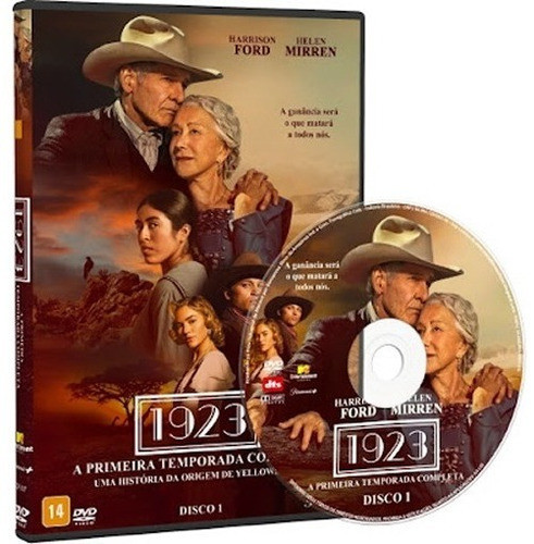 Dvd - Série 1923 - 1ª Temporada - Yellowstone  Harrison Ford 1