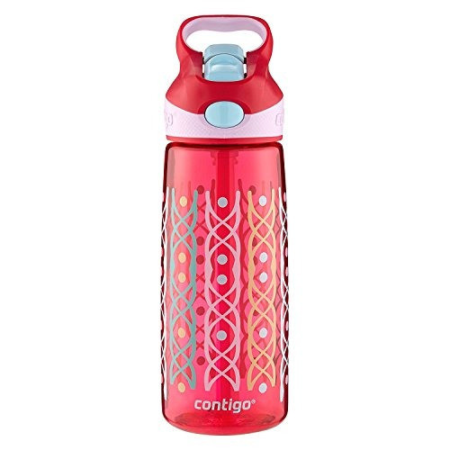 Contigo Autospout Straw Striker Niños Botella De Agua, 20oz, 0