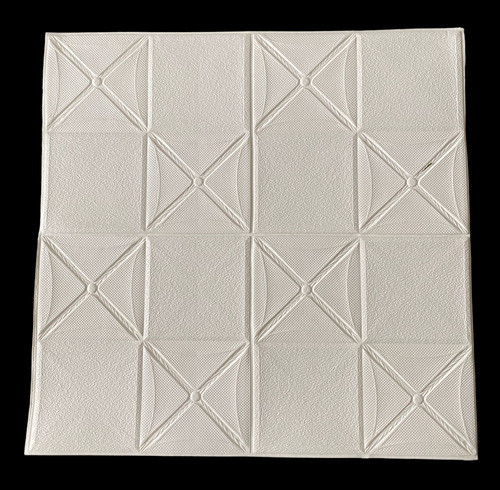 20 Placas Autoadhesiva 70x70 Diseño Moderno Blanco Promo X20 1