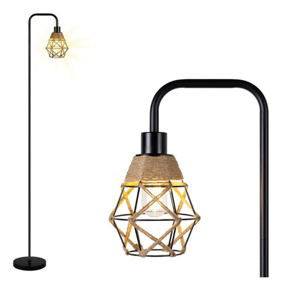 Lámpara De Pie Industrial, Lámpara De Pie Con Bombilla Led D 0 Lámpara De Pie Industrial, Lámpara De Pie Con Bombilla Led D 0