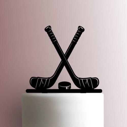 Cake Topper Adorno Torta - Palos Hockey Personalizado 0