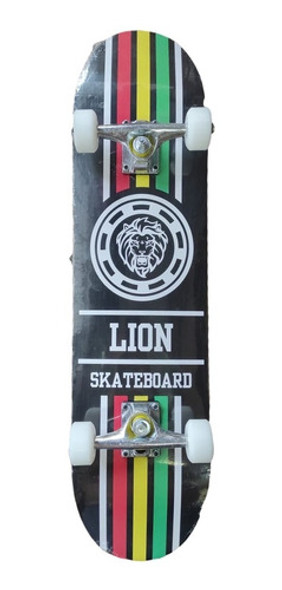 Skate Iniciante 7.75 Lion - Skateboard Montado Skate 1 Skate Iniciante 7.75 Lion - Skateboard Montado Skate 1