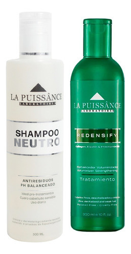 Tratamiento La Puissance Redensify 300 Ml + Shampoo Neutro 0