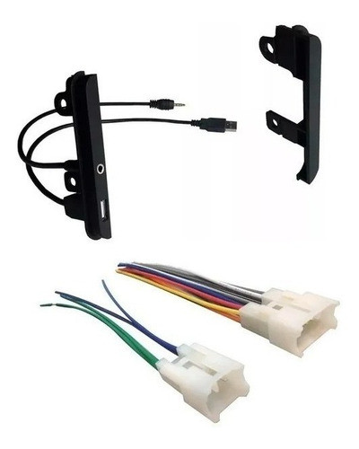Ficha Toyota Corolla Hilux + Adaptador Stereo Doble Din 0