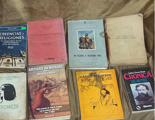 Libro  Artigas Lote 8 Libros Blanes Ver El D Rarezas 0