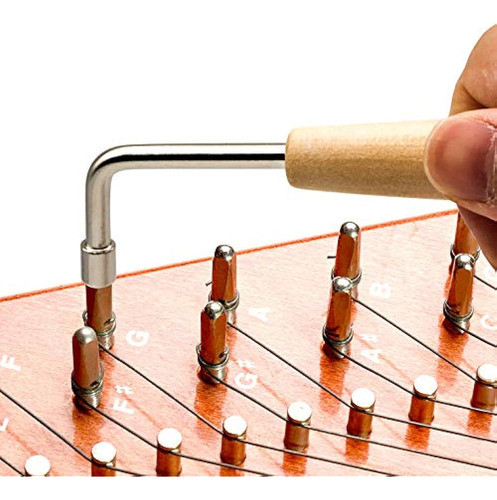 Inknote 16 Pcs Tuning Pin Ampliamente Para Lyre Harp,zithers 1