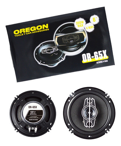 Parlantes Oregon 60watts 4 Vias Para Volkswagen Voyage Zuk 0